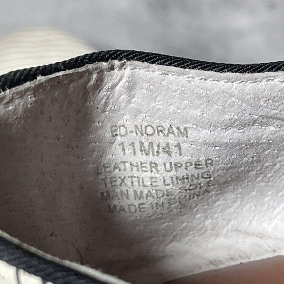 ED By Ellen Degeneres Womens Noram Striped White Black Oxford Shoes Sz US 11M - Picture 8 of 9